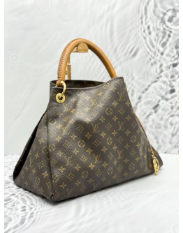 LOUIS VUITTON ARTSY MM SHOULDER BAG IN BROWN MONOGRAM CANVAS