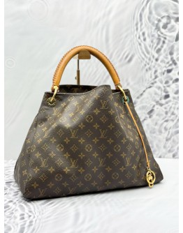 LOUIS VUITTON ARTSY MM SHOULDER BAG IN BROWN MONOGRAM CANVAS