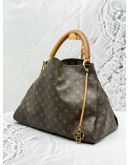 LOUIS VUITTON ARTSY MM SHOULDER BAG IN BROWN MONOGRAM CANVAS