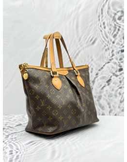 LOUIS VUITTON PALERMO MM SHOULDER BAG IN BROWN MONOGRAM CANVAS