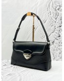 LOUIS VUITTON BAGATELLE PM SHOULDER BAG IN BLACK EPI LEATHER AND CALFSKIN LEATHER