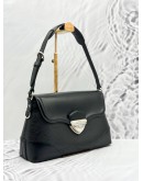 LOUIS VUITTON BAGATELLE PM SHOULDER BAG IN BLACK EPI LEATHER AND CALFSKIN LEATHER