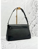 LOUIS VUITTON BAGATELLE PM SHOULDER BAG IN BLACK EPI LEATHER AND CALFSKIN LEATHER