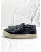 CELINE BLACK PATENT LEATHER SLIP ON SNEAKERS SIZE 36