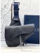 (LIKE NEW) CHRISTIAN DIOR SADDLE IN DARK BLUE GRAINED CALFSKIN LEATHER BAG WITH BLUE STRAP -FULL SET- 