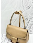 COACH CODY FLAP SHOULDER AND CROSSBODY BAG IN BEIGE PEBBLED LEATHER
