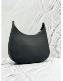 TORY BURCH EMERSON SHOULDER BAG IN BLACK COWHIDE LEATHER