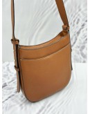 KATE SPADE LEILA NORTH SOUTH CROSSBODY BAG IN BROWN PEBBLED LEATHER