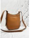 KATE SPADE LEILA NORTH SOUTH CROSSBODY BAG IN BROWN PEBBLED LEATHER