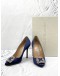 (LIKE NEW) MANOLO BLAHNIK HANGISI 90 EMBELLISHED SATIN PUMPS SIZE 37