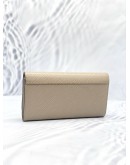 (LIKE NEW) LOUIS VUITTON TWIST LIGHT GREY EPI LEATHER LONG WALLET
