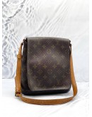 LOUIS VUITTON MONOGRAM CANVAS / LEATHER MUSETTE SALSA SHOULDER FLAP BAG