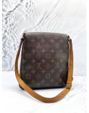 LOUIS VUITTON MONOGRAM CANVAS / LEATHER MUSETTE SALSA SHOULDER FLAP BAG