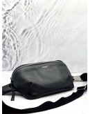 (LIKE NEW) YSL YVES SAINT LAURENT CITY BLACK LAMBSKIN LEATHER CROSSBODY BAG