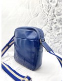 (LIKE NEW) BALLY BLUE TUSTON LEATHER CROSSBODY BAG