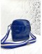 (LIKE NEW) BALLY BLUE TUSTON LEATHER CROSSBODY BAG