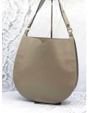 (LIKE NEW) VALEXTRA OYSTER BROWN LEATHER MEDIUM SHOULDER BAG