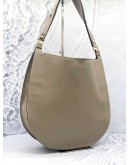 (LIKE NEW) VALEXTRA OYSTER BROWN LEATHER MEDIUM SHOULDER BAG