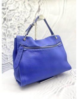 (LIKE NEW) BALLY BLUE 2WAY SHOULDER/CROSSBODY BAG