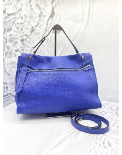 (LIKE NEW) BALLY BLUE 2WAY SHOULDER/CROSSBODY BAG