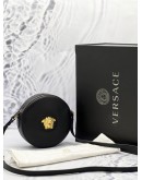VERSACE LA MEDUSA CROSSBODY BAG IN BLACK 