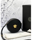 VERSACE LA MEDUSA CROSSBODY BAG IN BLACK 