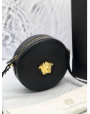 VERSACE LA MEDUSA CROSSBODY BAG IN BLACK 