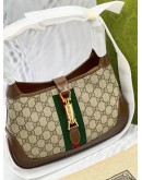 (BRAND NEW) GUCCI JACKIE 1961 SMALL WEBBING SHOULDER BAG -FULL SET- 