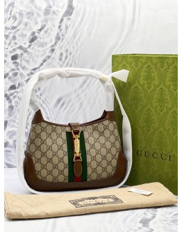 (BRAND NEW) GUCCI JACKIE 1961 SMALL WEBBING SHOULDER BAG -FULL SET- 