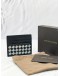 (LIKE NEW) BOTTEGA VENETA BLACK CHECKER CARD HOLDER -FULL SET- 