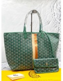 (UNUSED) GOYARD GREEN LIMITED EDITION TOTE BAG