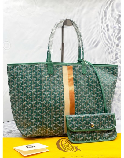 (UNUSED) GOYARD GREEN LIMITED EDITION TOTE BAG