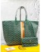 (UNUSED) GOYARD GREEN LIMITED EDITION TOTE BAG