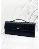 (LIKE NEW) BOTTEGA VANETA BLACK ANDIAMO CLUTCH 