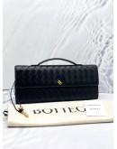 (LIKE NEW) BOTTEGA VANETA BLACK ANDIAMO CLUTCH 