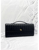 (LIKE NEW) BOTTEGA VANETA BLACK ANDIAMO CLUTCH 