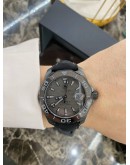 (RAYA SALE) TAG HEUER AQUARACER 300M REF WAY218B 41MM TITANIUM LIMITED EDITION WATCH -FULL SET-