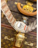 (LIKE NEW) 2016 OMEGA CONSTELLATION LADY 18K 750 YELLOW GOLD REF 123.20.24.60.57.002 MOTHER OF PEARL DIAMOND DIAL 24MM QUARTZ WATCH -FULL SET-