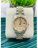 Rolex Datejust Engrave Diamond Ladies Watch
