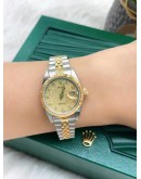 Rolex Datejust Engrave Diamond Ladies Watch
