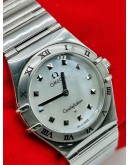 OMEGA CONSTELLATION MOTHER OF PEARL DIAL LADIES WATCH 23MM QUARTZ