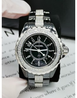 CHANEL  J12 CHRONOGRAPH LADIES WATCH 33MM QUARTZ 